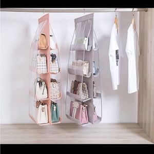 Gray&pink bag organizers  
